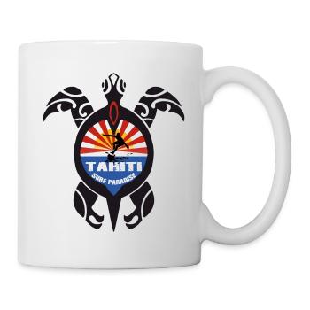 tahiti turtle - Mug - white - Right