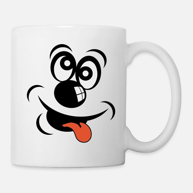 gesicht - Tasse - Weiß