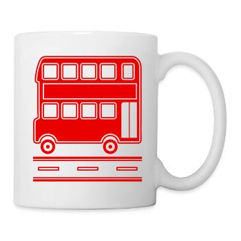 London Bus Classic Red - Mug - white - Right
