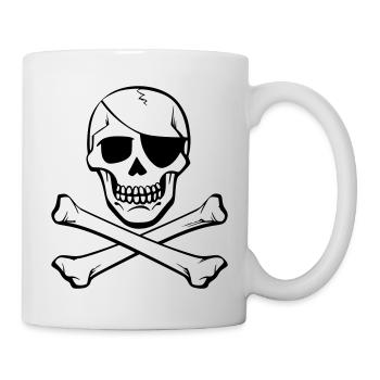 pirat 3 - Tasse - Weiß - Rechts
