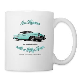 57 Chevy Belair - Mug - white - Right