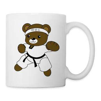 Tae kwon do - Tasse - Weiß - Rechts