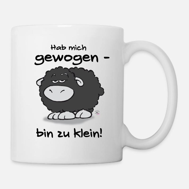 Olaf & Poppy - hab mich gewogen - Tasse - Weiß