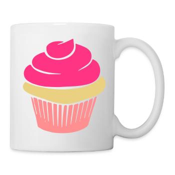 cupcake - Tasse - Weiß - Rechts