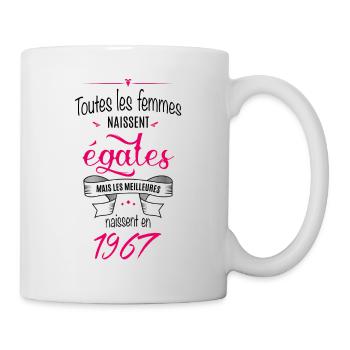 Année 1967 (fe) - Mug blanc - blanc - Droite