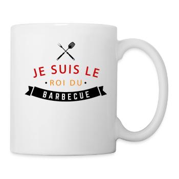 Le roi du barbecue - Mug blanc - blanc - Droite