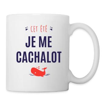 Cet été je me cachalot - Mug blanc - blanc - Droite