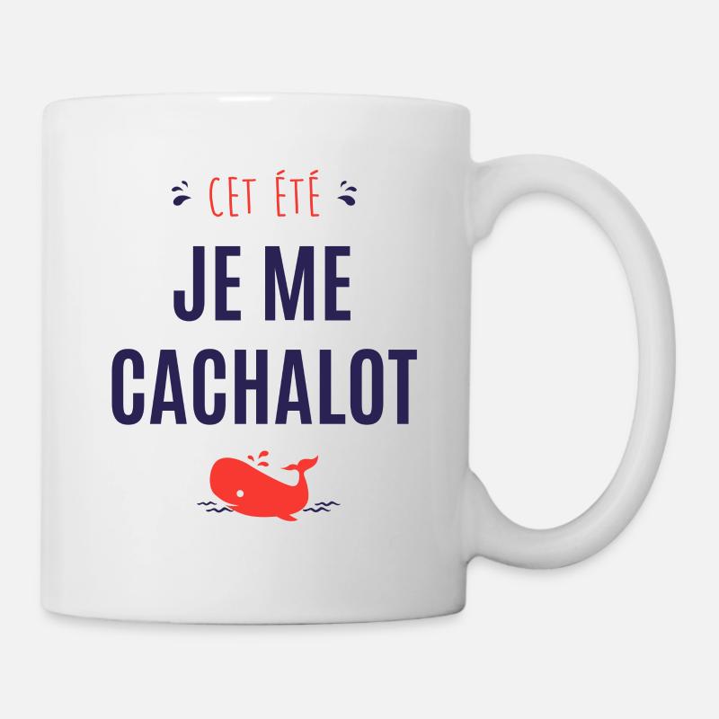 Cet été je me cachalot - Mug blanc - blanc