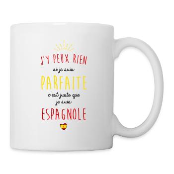 Je suis espagnole - Mug blanc - blanc - Droite