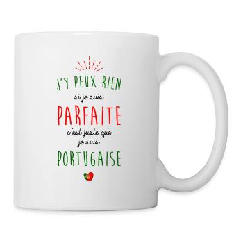 Je suis portugaise - Mug blanc - blanc - Droite