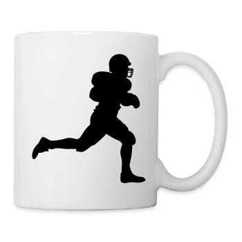 american football - Mug blanc - blanc - Droite