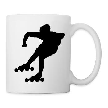 roller_skating - Mug blanc - blanc - Droite