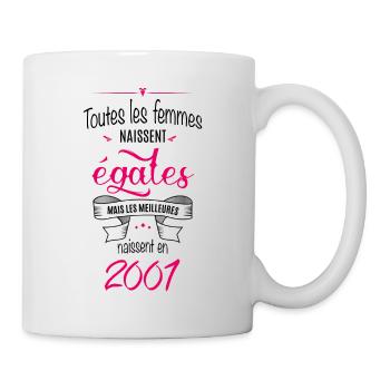Année 2001 (fe) - Mug blanc - blanc - Droite