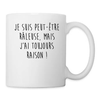 Râleuse.. - Mug blanc - blanc - Droite