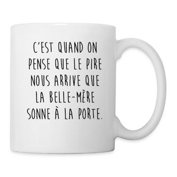 La belle-mère... - Mug blanc - blanc - Droite