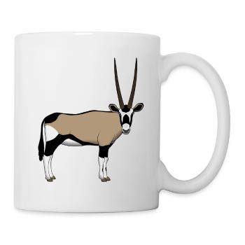 Oryx head front - Mug - white - Right