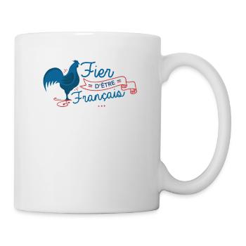 Fier d'être français - Mug blanc - blanc - Droite
