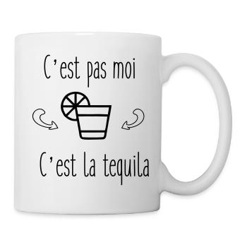 humour - tequila citations - Mug blanc - blanc - Droite