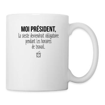 La sieste deviendrait... - Mug blanc - blanc - Droite