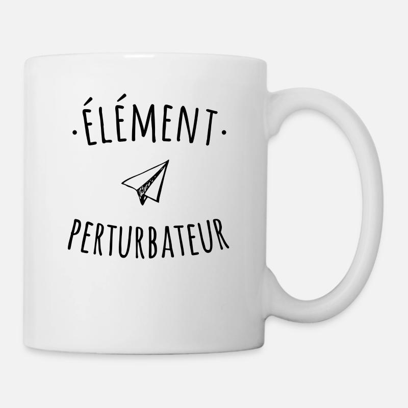 élément perturbateur - Mug blanc - blanc