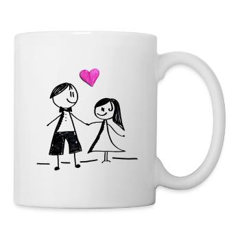 L'amour c'est ... - Mug blanc - blanc - Droite