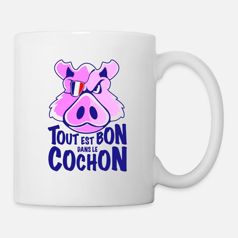 Tout est bon dans le... - Mug blanc - blanc