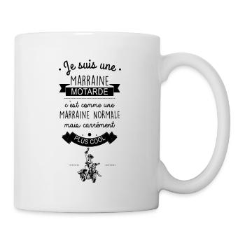 Marraine motarde - Mug blanc - blanc - Droite