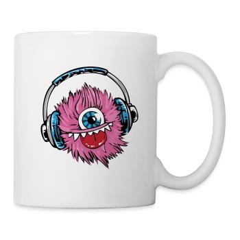 pink monster - Mug - white - Right