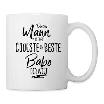 Babo der Beste (s) - Tasse - Weiß - Rechts