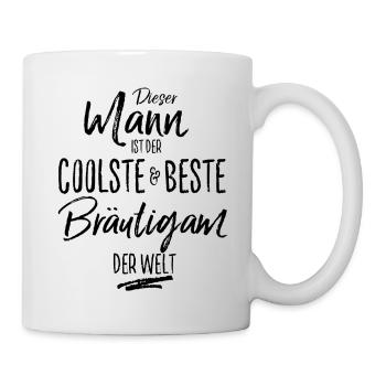braeutigam der Beste (s) - Tasse - Weiß - Rechts