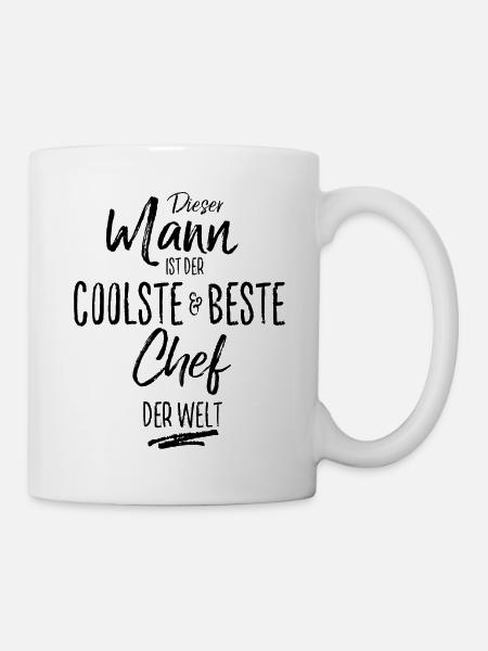 chef der Beste (s) - Tasse - Weiß