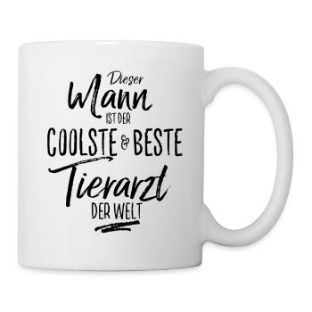 tierarzt der Beste (s) - Tasse - Weiß - Rechts
