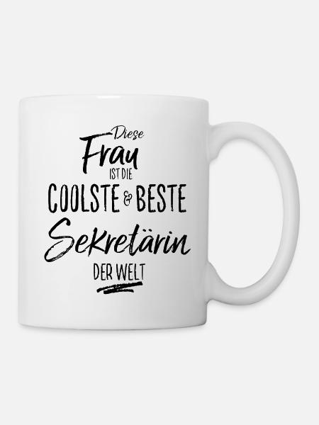sekretärin die Beste (s) - Tasse - Weiß