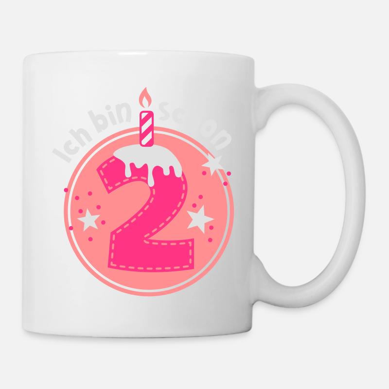 Schon zwei Jahre alt - Tasse - Weiß