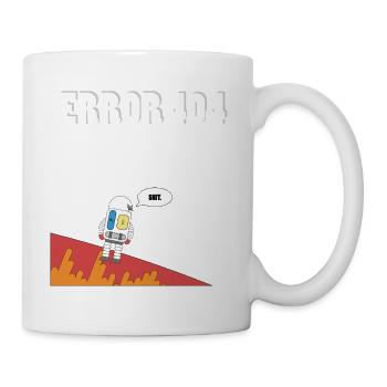 404 Astronaut - Tasse - Weiß - Rechts