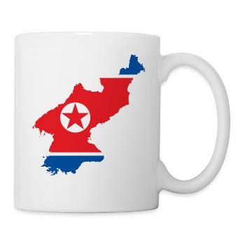 NORDKOREA KOREA KOREANISCH KOMMUNISMUS GESCHENK - Tasse - Weiß - Rechts