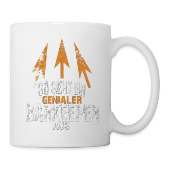 genialer BARKEEPER - Tasse - Weiß - Rechts