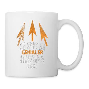 genialer HAFNER - Tasse - Weiß - Rechts