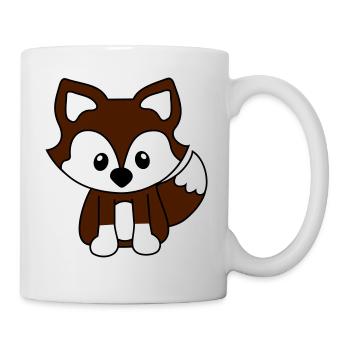 châtaigne - Mug blanc - blanc - Droite