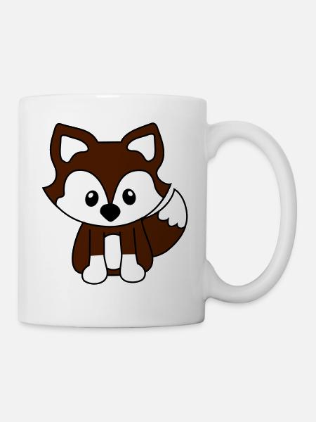 Süßer Fuchs - Tasse - Weiß