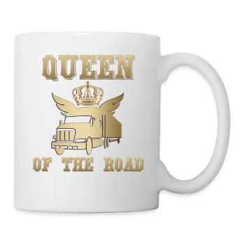 Reine de la Reine, chemin de la route! - Mug blanc - blanc - Droite
