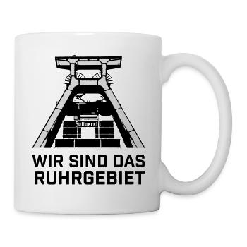 Wir sind das Ruhrgebiet - Tasse - Weiß - Rechts