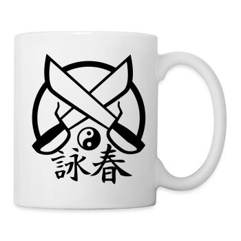 Wing Chun Ying Yang - Tasse - Weiß - Rechts