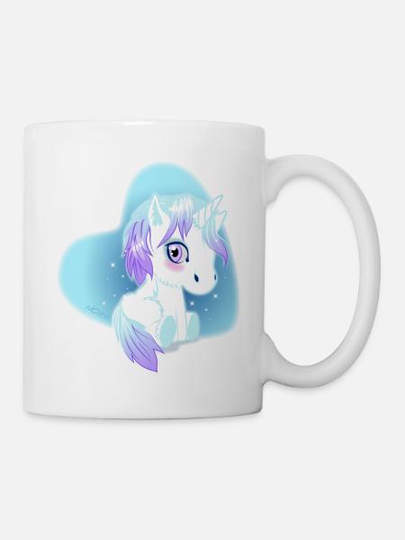 Licorne n°1 - Mug blanc - blanc