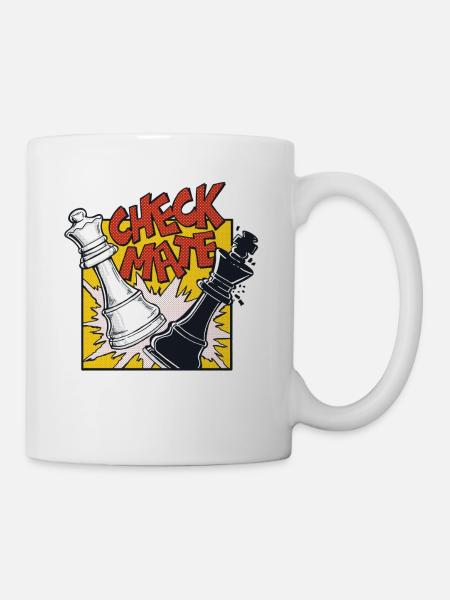 CHECKMATE (Schachmatt) - Mug blanc - blanc
