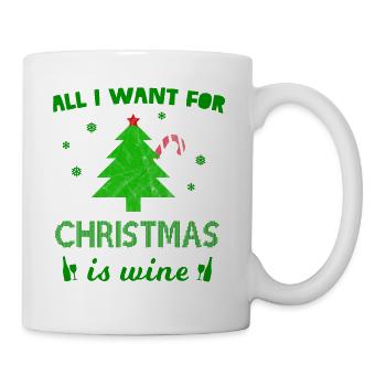 vin de Noël - cadeau - Mug blanc - blanc - Droite