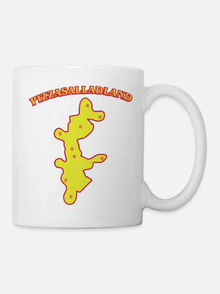 pizzasalladland - Mug - white