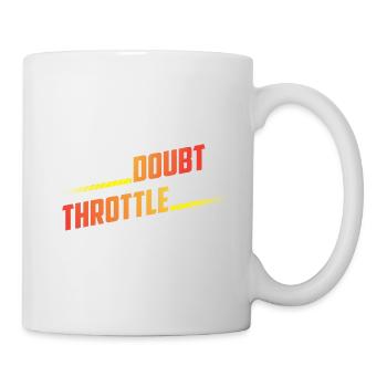 Dirt Bike - When In Doubt Throttle it out - Mug - white - Right