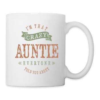 Crazy Auntie - Mug - white - Right