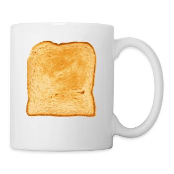 Pain grillé - Mug blanc - blanc - Droite